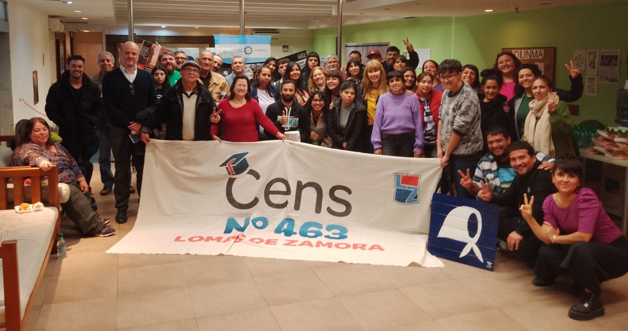 Visita de estudiantes a la UNMa - CENS 451 y 452 Lomas de Zamora y CENS 452 y 453 de Lanús.